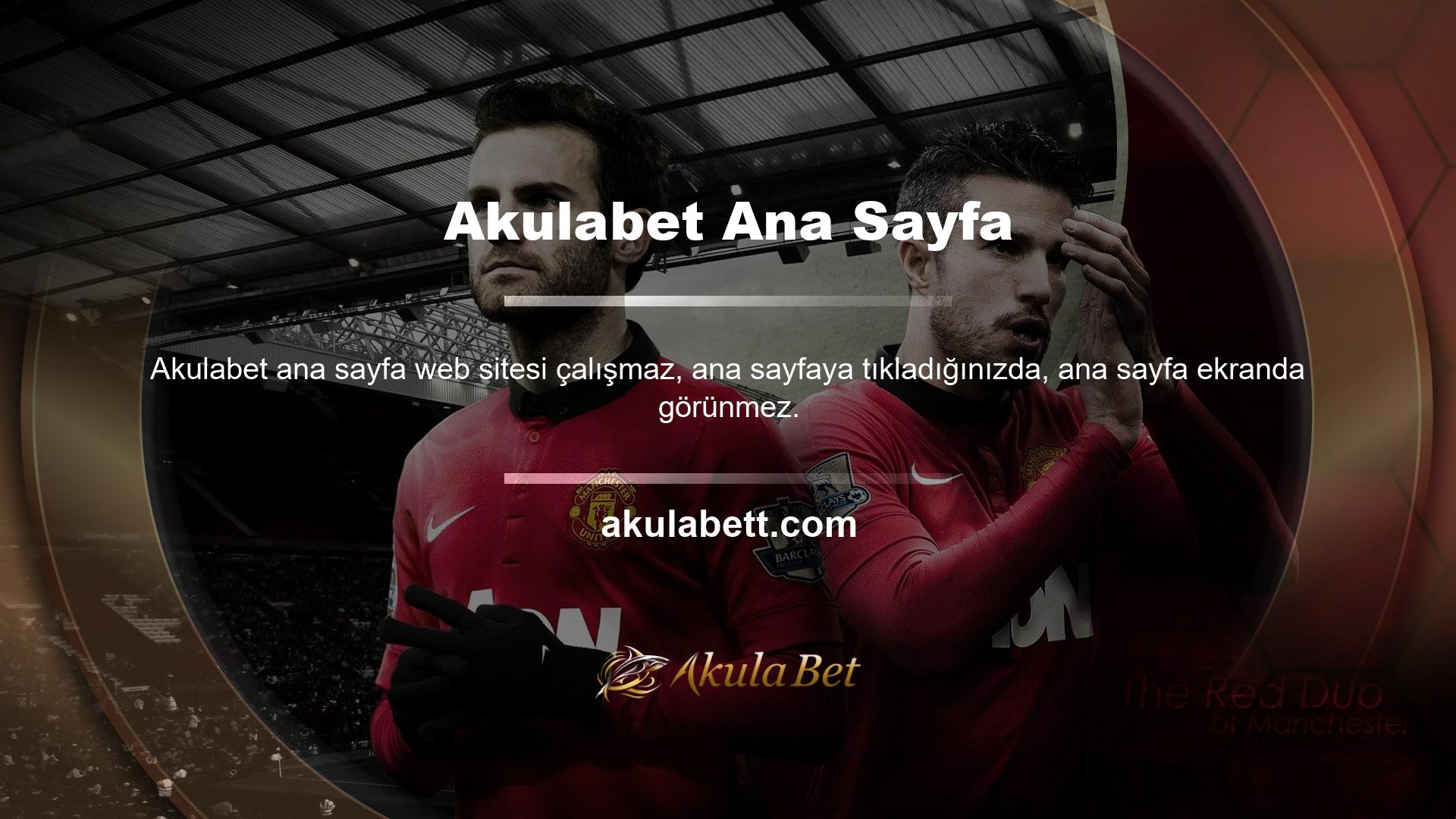 Ana ekran bir web sitesi, bir web sitesi tasarımı veya hizmet değil