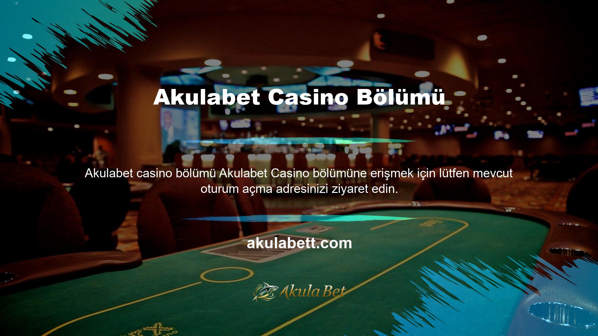 Akulabet Live Game Casino yuvası para harcamadan ücretsizdir